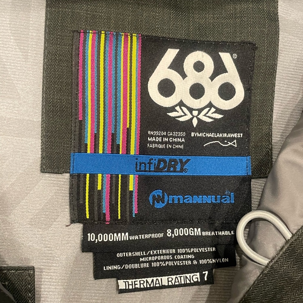 686 Legacy Mannual Jacket Grey S Small - Picture 7 of 11